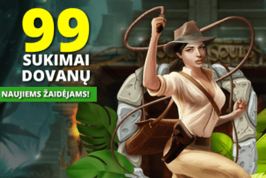 99 sukimai dovanų naujiems žaidėjams