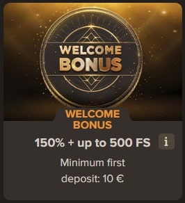 Sol Casino bonusas už pirmąjį papildymą