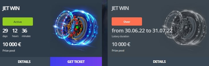 Jet casino loterija