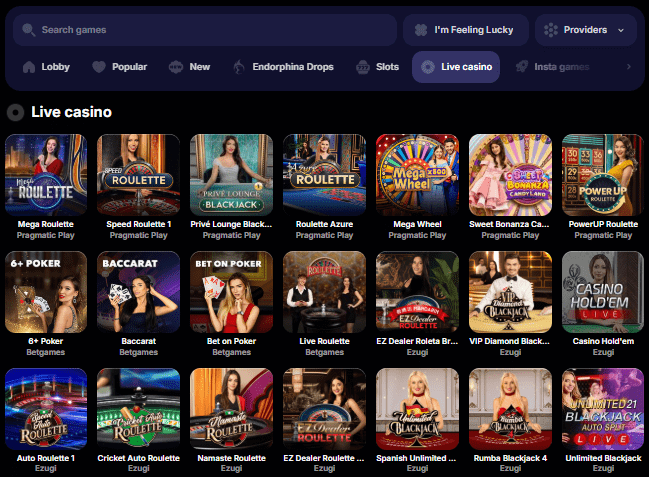NV Live Casino