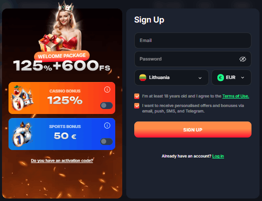 Beef casino registracija