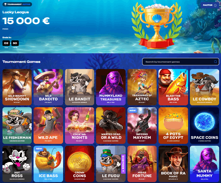 Fugu casino lucky league