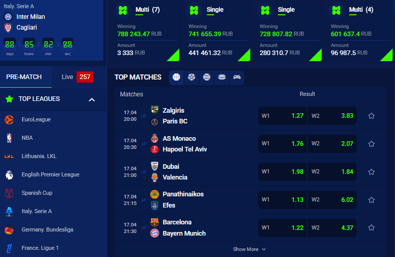 Fugu casino - sporto šakos