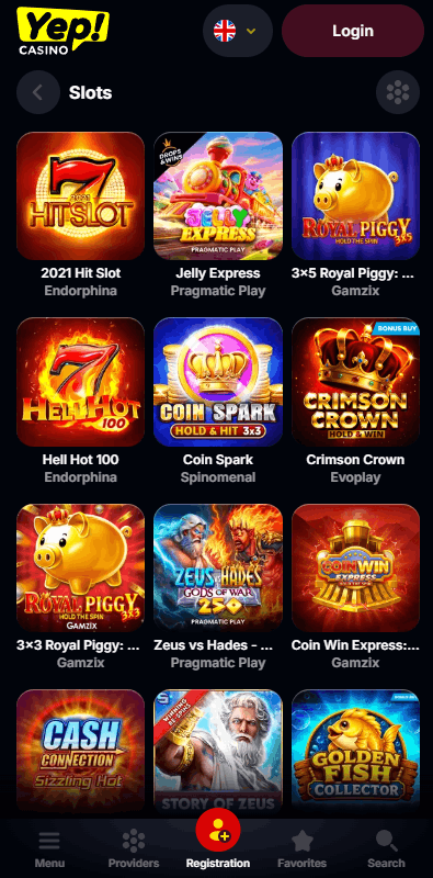 Yep casino mobile slots