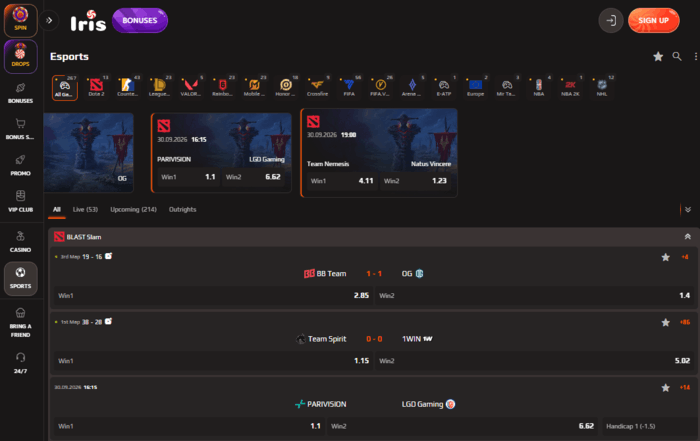 Iris Casino Esports